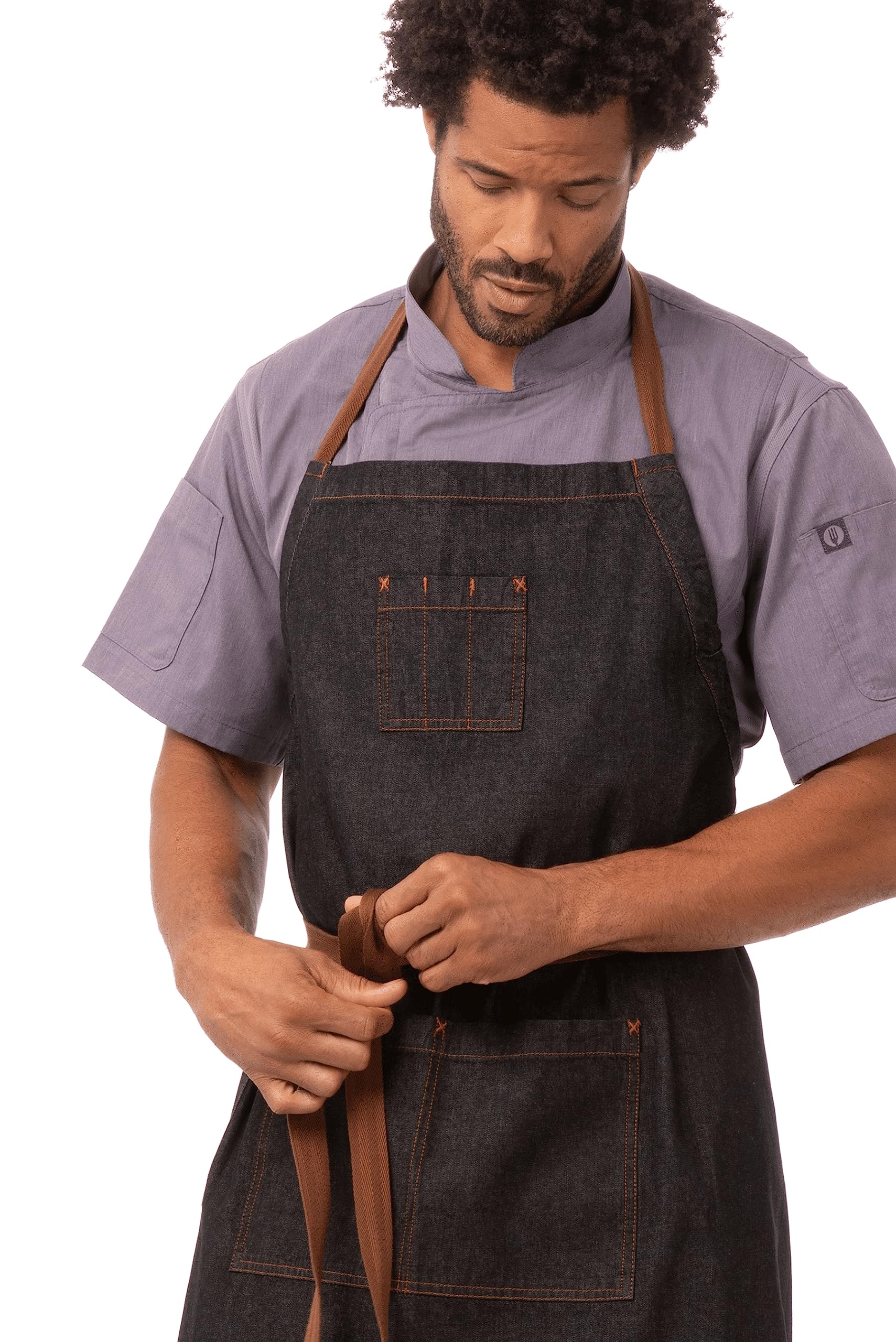 Chef Works Urban Memphis Latzschürze schwarz