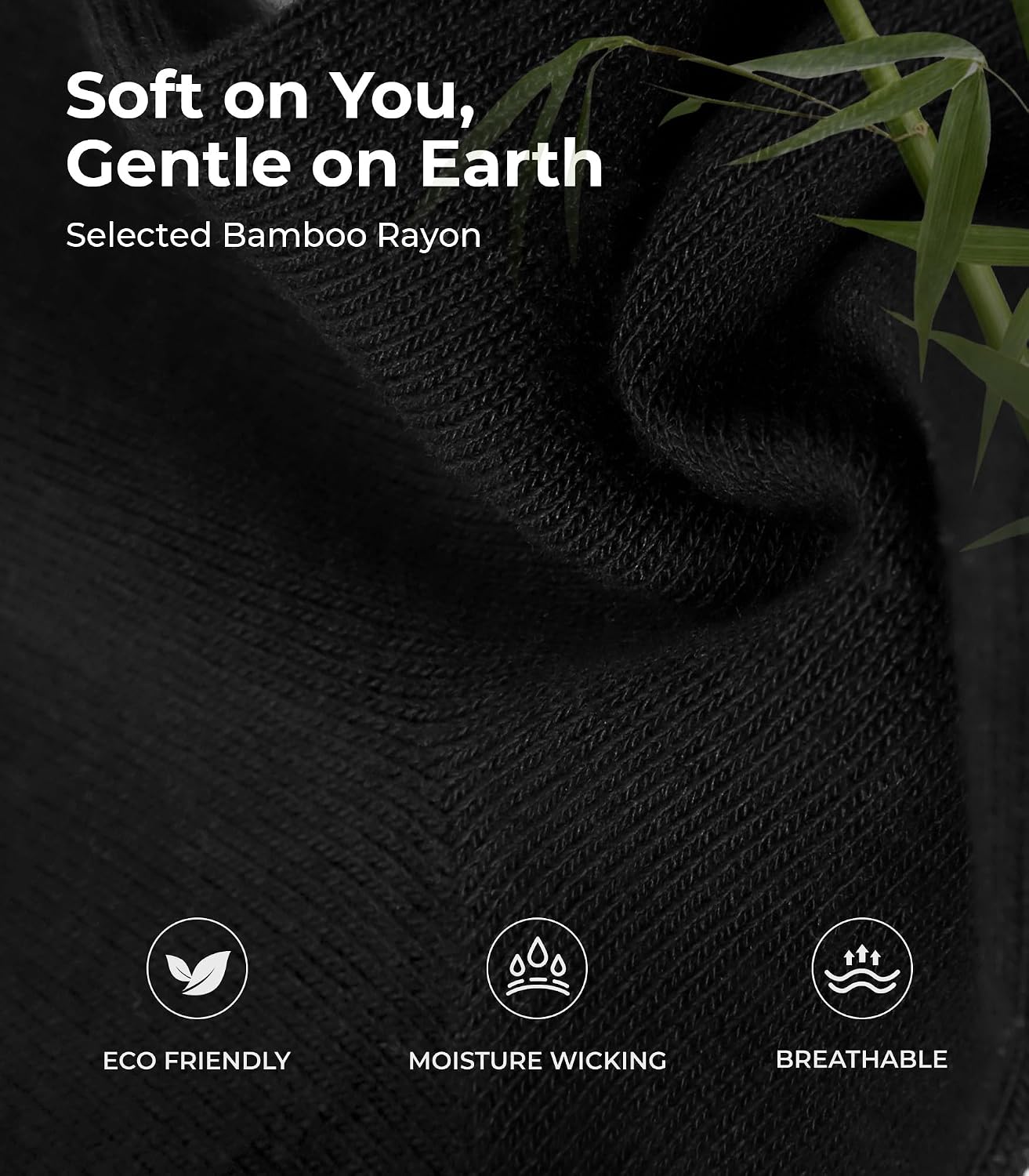 CS CELERSPORT Womens Soft Bamboo Rayon Mini Crew Socks, Thin Breathable Trouser Dress Casual Ankle Socks 6 Pairs