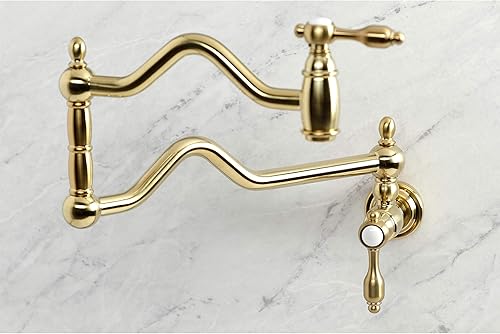 Miniatura 4 de Kingston Brass KS2107TAL Tudor - Llenador de ollas de latón cepillado