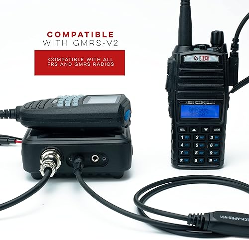 Miniatura 5 de BTECH GMRS-20V2 20W 200 canales totalmente personalizables Radio móvil GMRS bidireccional. IP67 sumergible impermeable, compatible con repetidores,