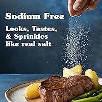 Vista 2 de Nu-Salt Sustituto de Sal Libre de Sodio, Contiene Cloruro de Potasio, Alternativa a la Sal de Mesa, Vegano, Bueno para Chips, Pretzels, Papas