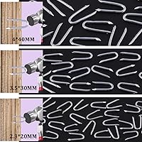 Vista 7 de Swpeet 151 alicates de esgrima de 10 pulgadas con cabeza de martillo y 3 tamaños de 3/4 pulgadas, 5/6 pulgadas, 3/2 pulgadas, juego de grapas