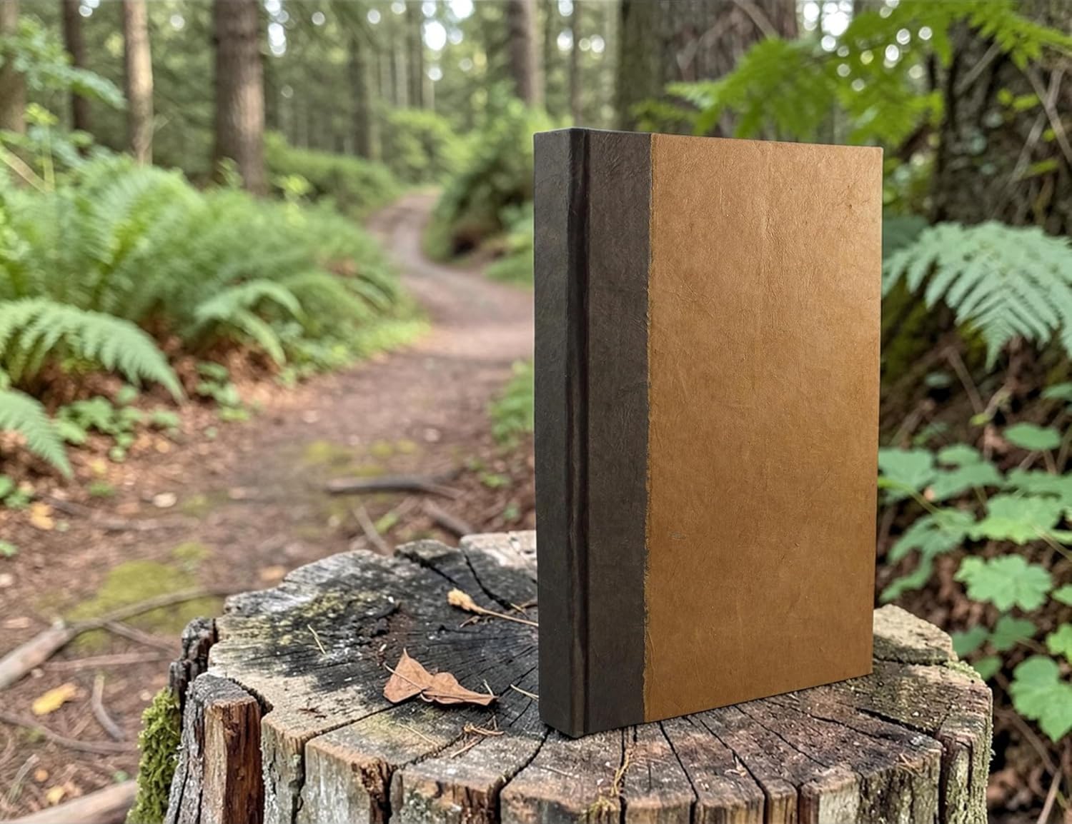 Kathmandu Valley Co. Nepali Namaste Writing & Prayer Journal with Handmade Vintage Lokta Paper & Vegetable-Dyed Hardcover, Made in the Himalayas of Nepal, 6x9 inches, Terra Cotta