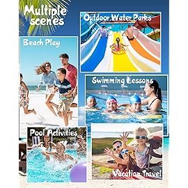 Babygoal Reusable Baby Girl Swim Diapers 3 Pack - Adjustable Washable for 0-8 Months Infants - Ideal for Swimming Lessons - Flower Design