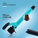 Havells 5-in-1 Multi Styling Kit - Straightener, Curler, Crimper, Conical Curler & Volume Brush | For Multiple Hair Styles | 2 Years Guarantee | Blue/Black | HC4045 gallery image