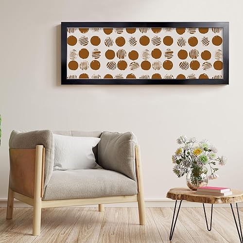 Miniatura 5 de LaVie Home Marco panorámico de 12 x 36 pulgadas, 2 unidades, color negro, para exhibir imágenes panorámicas de 12 x 36 pulgadas, marcos horizontales