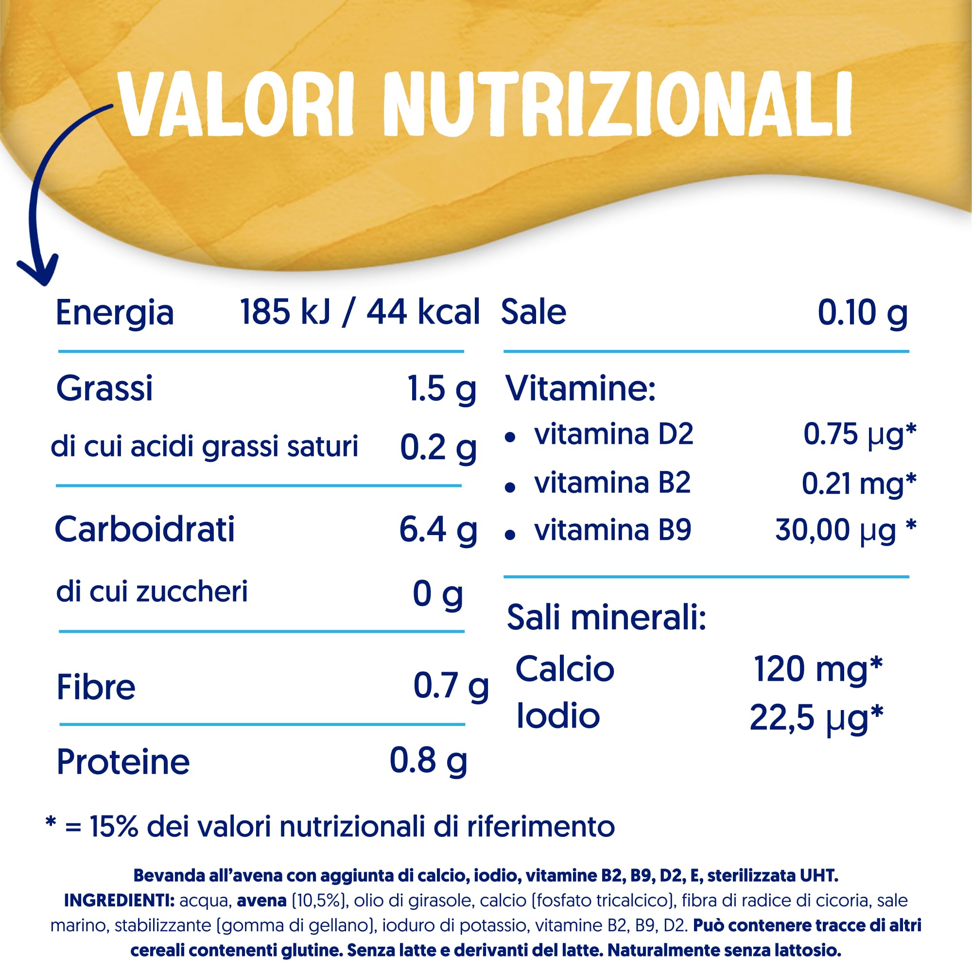 ALPRO CLASSICO, Bevanda all'AVENA, Naturalmente Senza Lattosio, con Vitamine B2, B12 e D2 - 8 confezioni x 1 Litro