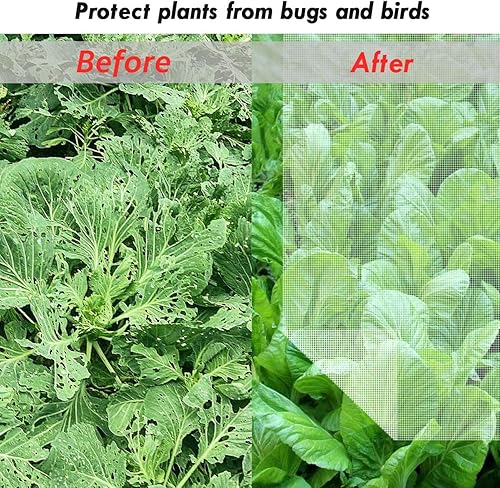 Miniatura 7 de Eluck Malla ciega de 10 pies x 30 pies para proteger tus plantas, frutas y flores