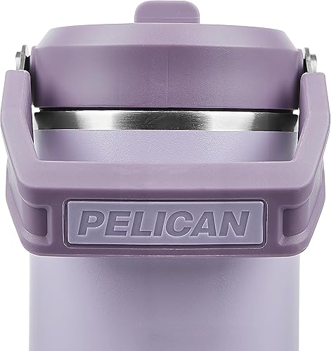 Miniatura 8 de Pelican Hydration Pelican Pacific - Vaso aislado al vacío de 26 onzas, acero inoxidable reciclado de doble pared de viaje con doble tapa, botella de