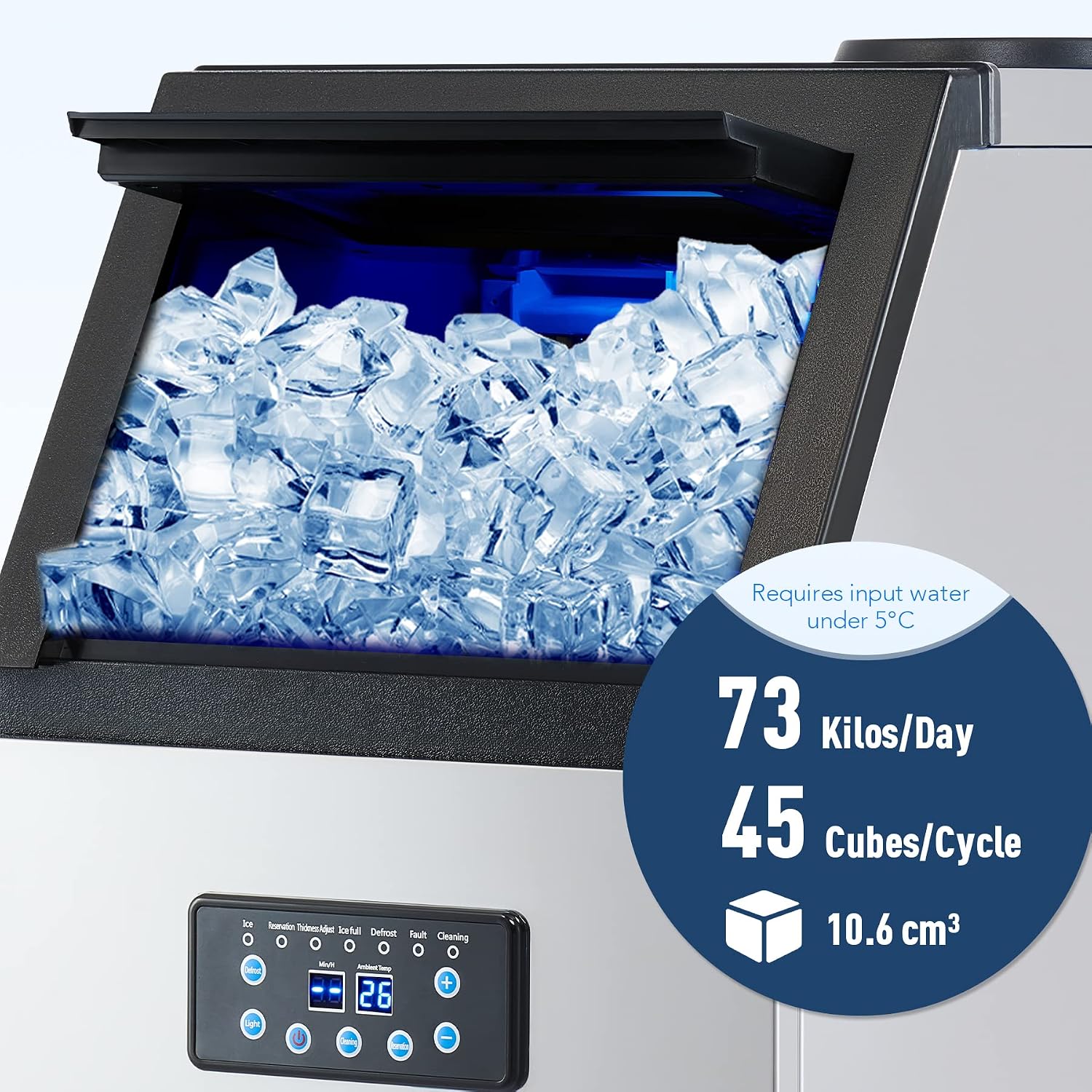 Machine à glaçons robuste en environnement horeca