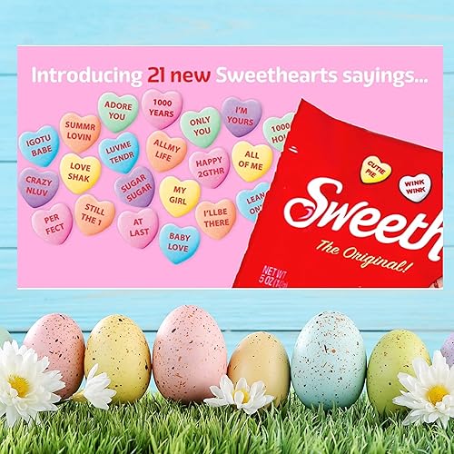 Miniatura 4 de Caramelos de San Valentín The Original Sweethearts Conversation Hearts - Corazones de caramelo para el día de San Valentín, corazones de caramelo a