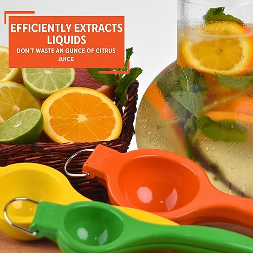 Miniatura 5 de IMUSA Juego de exprimidores de lima, limón y naranja de 3 piezas Amarillo, Verde, Naranja,Amarillo, verde,https:/ www.Yaxa/dp/undefined