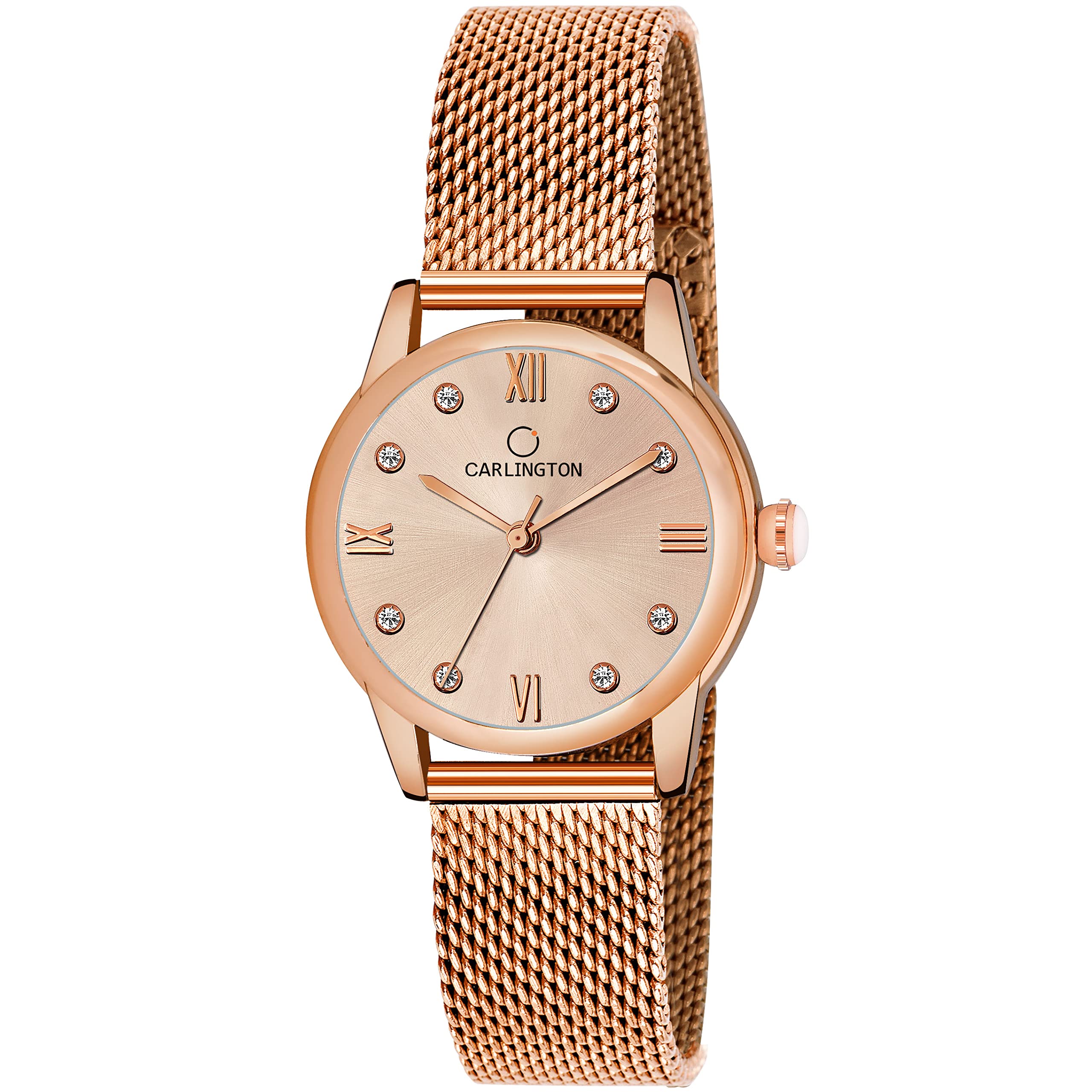 Analog Watches for Women with mesh Strap - CT 2005-image-4