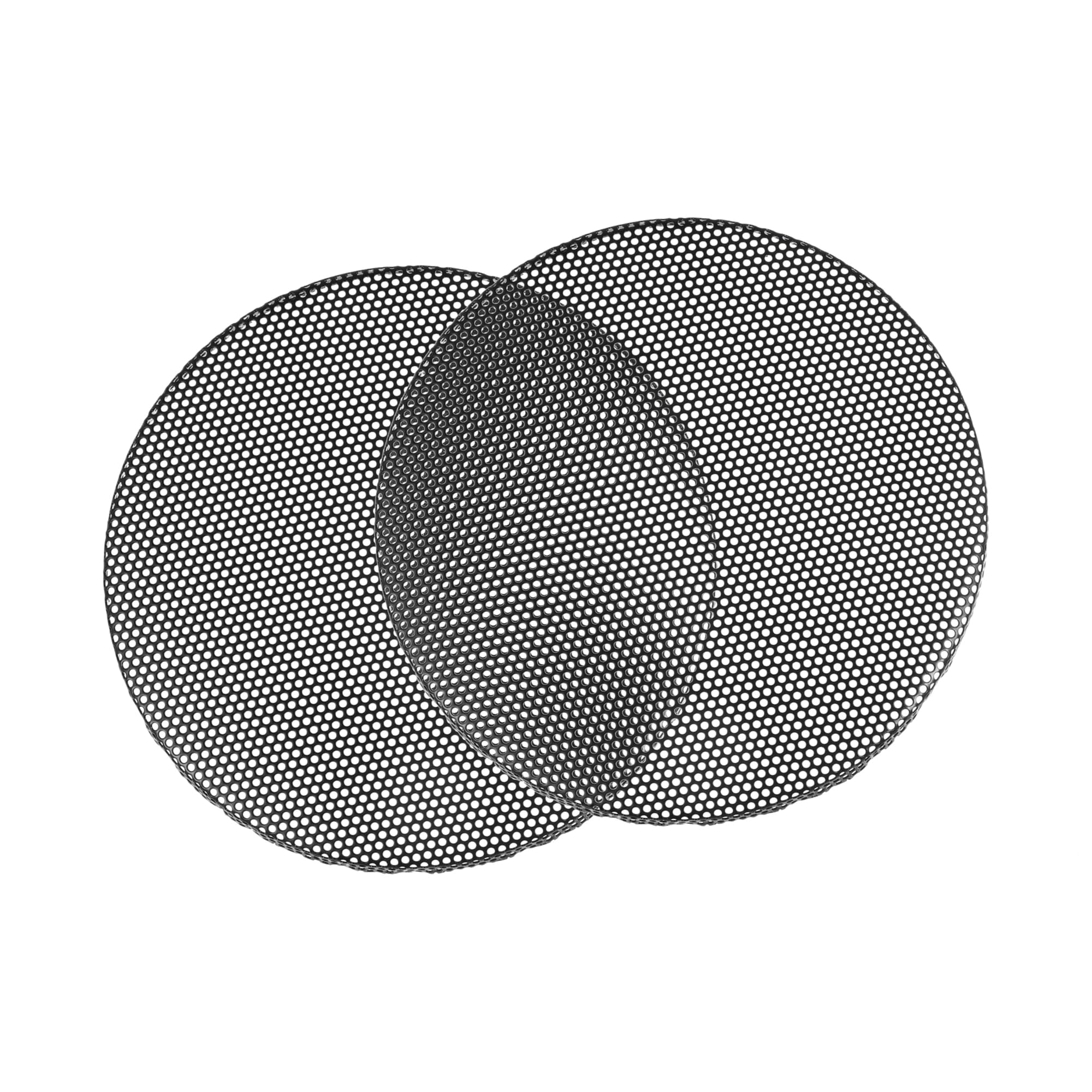 REPAIROCK Universal 4.5 Inch Speaker Grills Mesh for Audio Subwoofer 122x6.5mm Grille without Frame Black - Pack of 2 Auto Replacement Parts