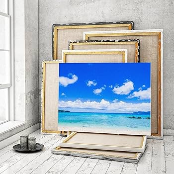 Amazon | 青い海 数字油絵 風景画 数字キット塗り絵 手塗り DIY