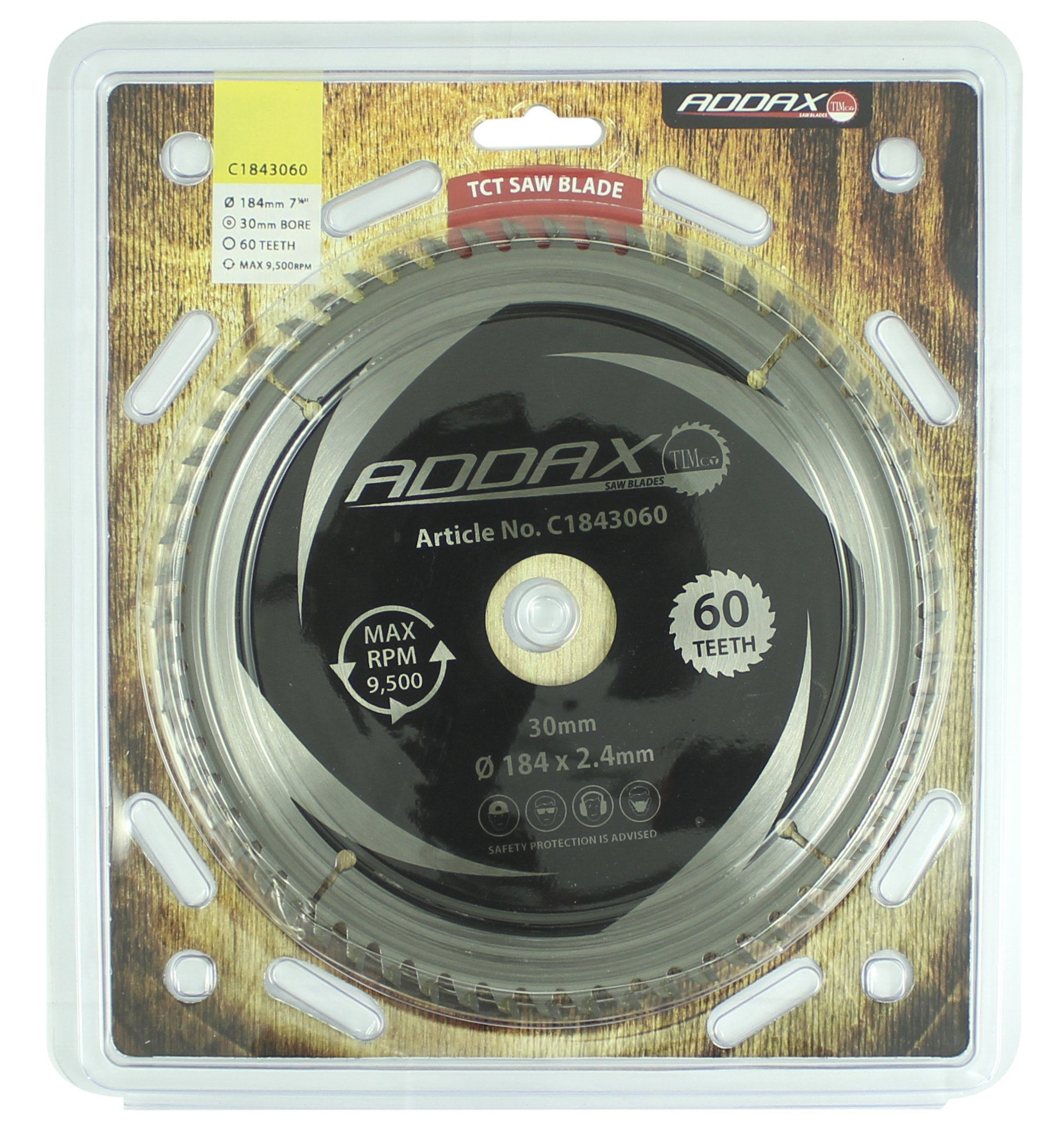 Lame de scie circulaire TCT TIMCO C1843060 pour découpe de bois propre