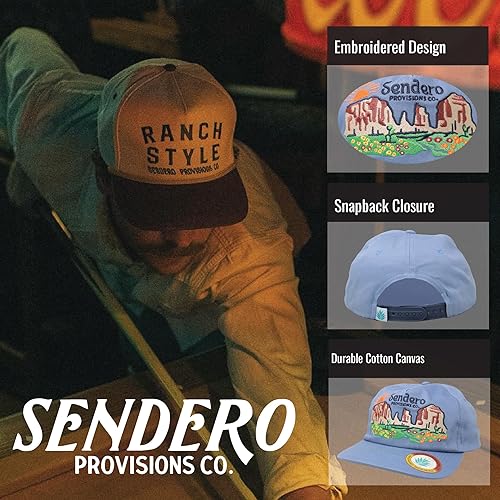Miniatura 2 de Sendero Provisions Co. Blue Desert Bloom Outdoor Snapback Hat