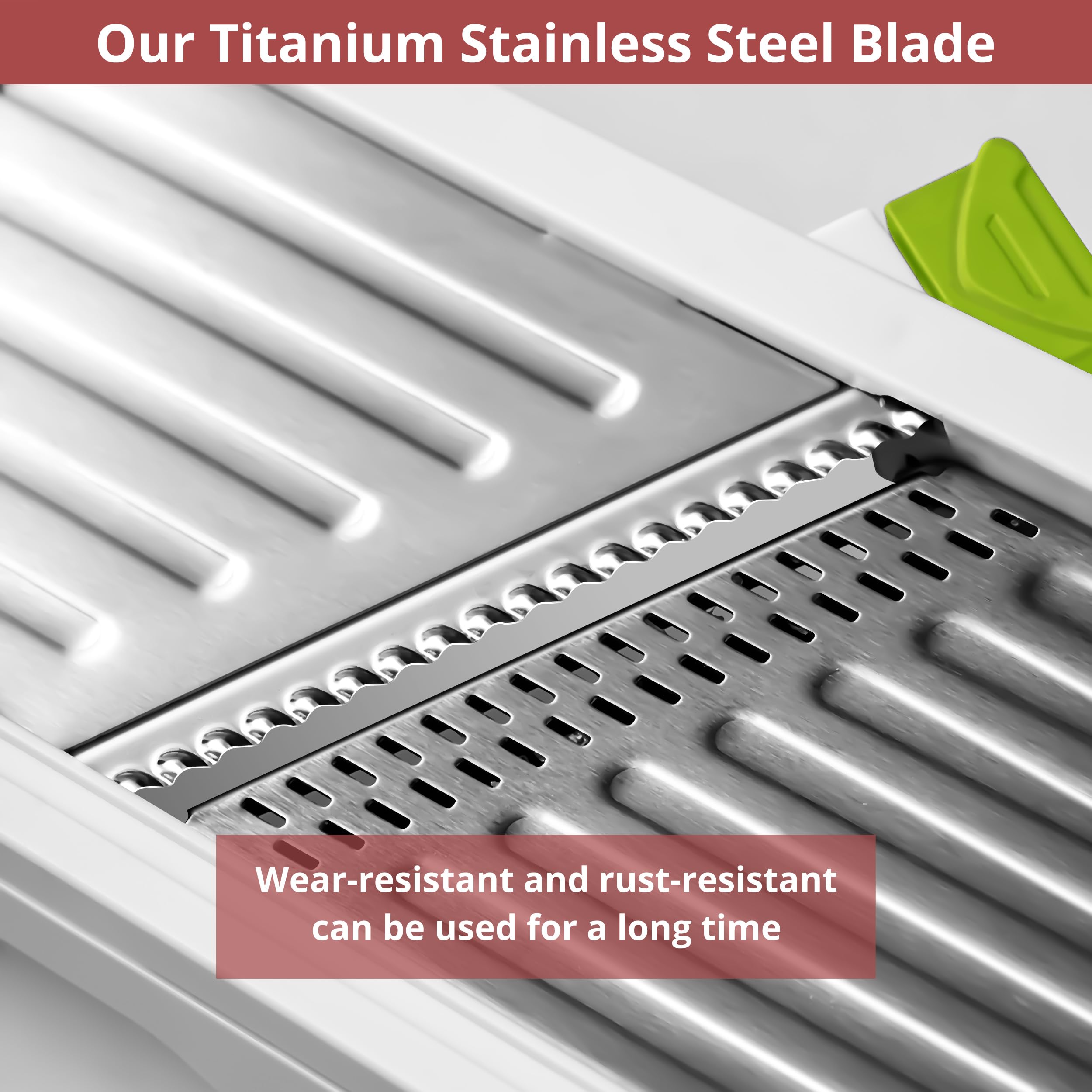 Amazon | 24-in-1 キッチン用マンドリンスライサー ワッフルフライ