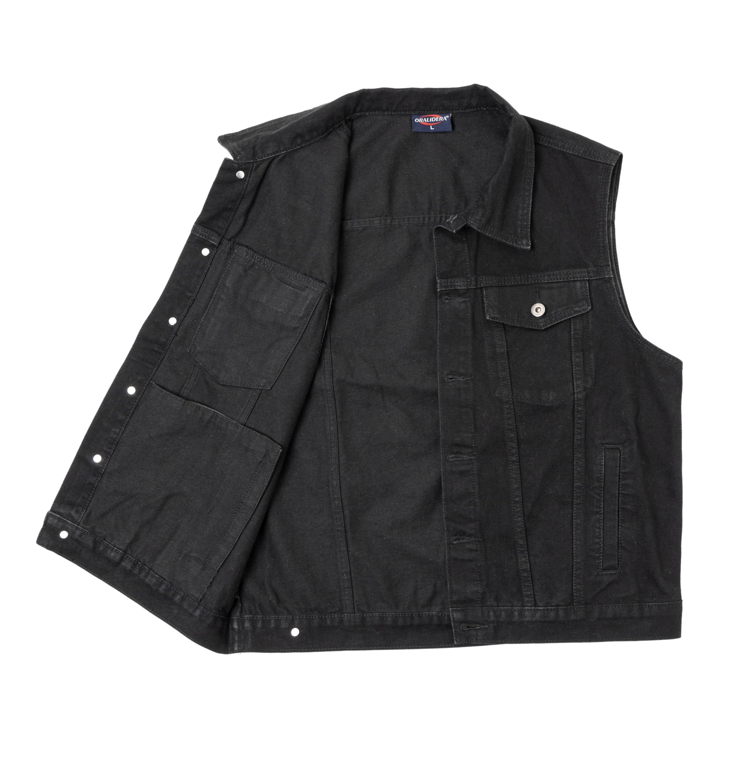 Chalecos Vaquera para Hombre Biker Chaleco Tejano Moto Chaqueta Vaquera Sin Mangas
