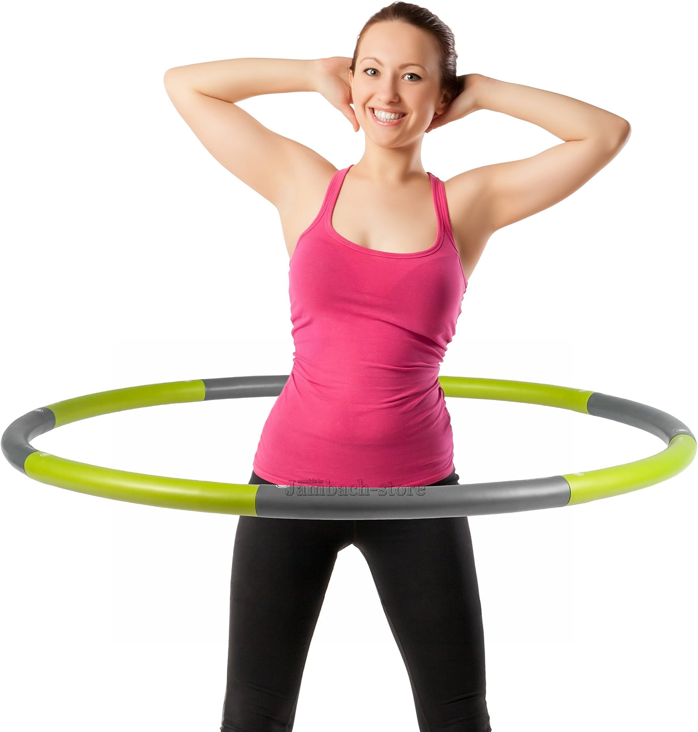 Massage Hoop 4 lb. Weighted Exercise Hoop - Smooth Style with Foam Padding