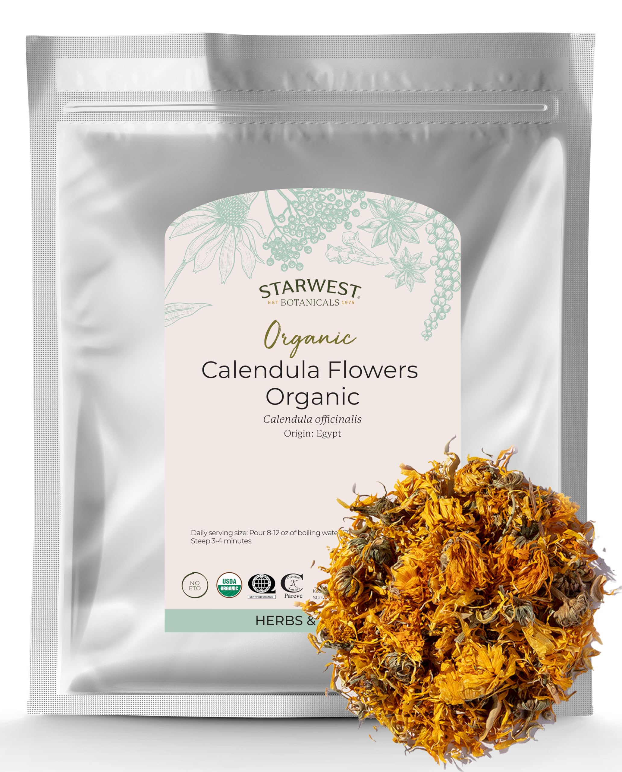 Starwest Botanicals Organic Dried Calendula Flowers