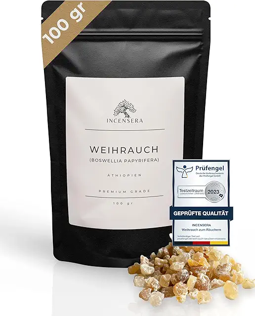 Echter Weihrauch Räucherharz 100g - Naturrein aus Äthiopien & Eritrea