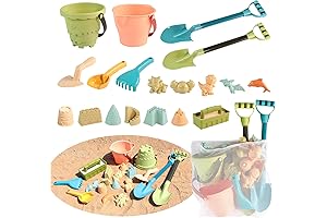 19-Piece Beach Sand Castle Building Kit for Endless Imaginative Play