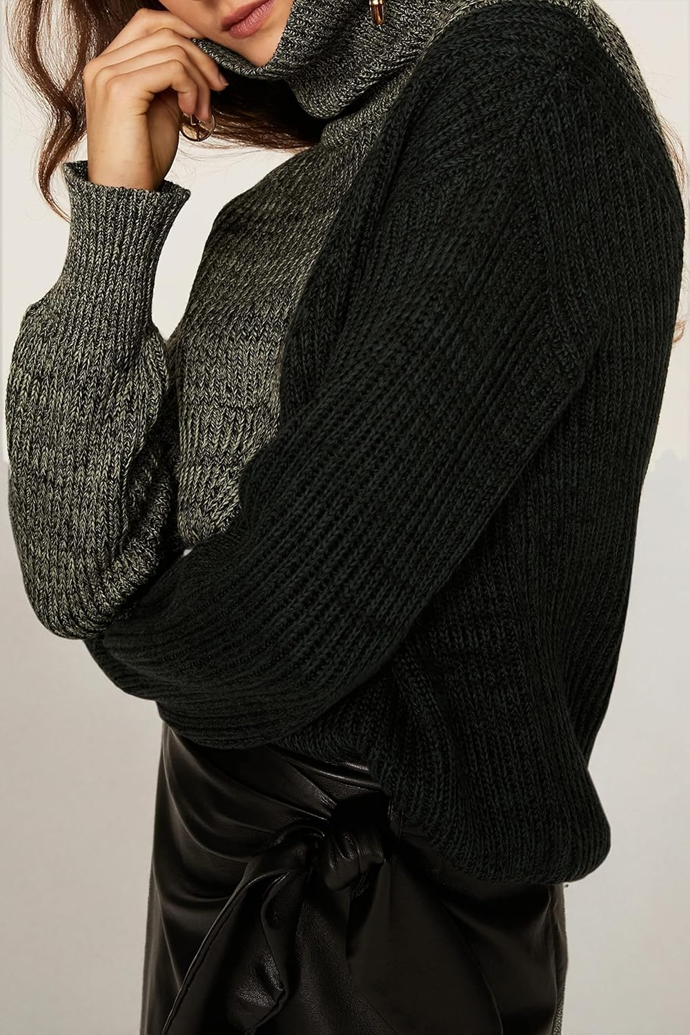 Rent The Runway Pre-Loved Colorblock Turtleneck - Image 7