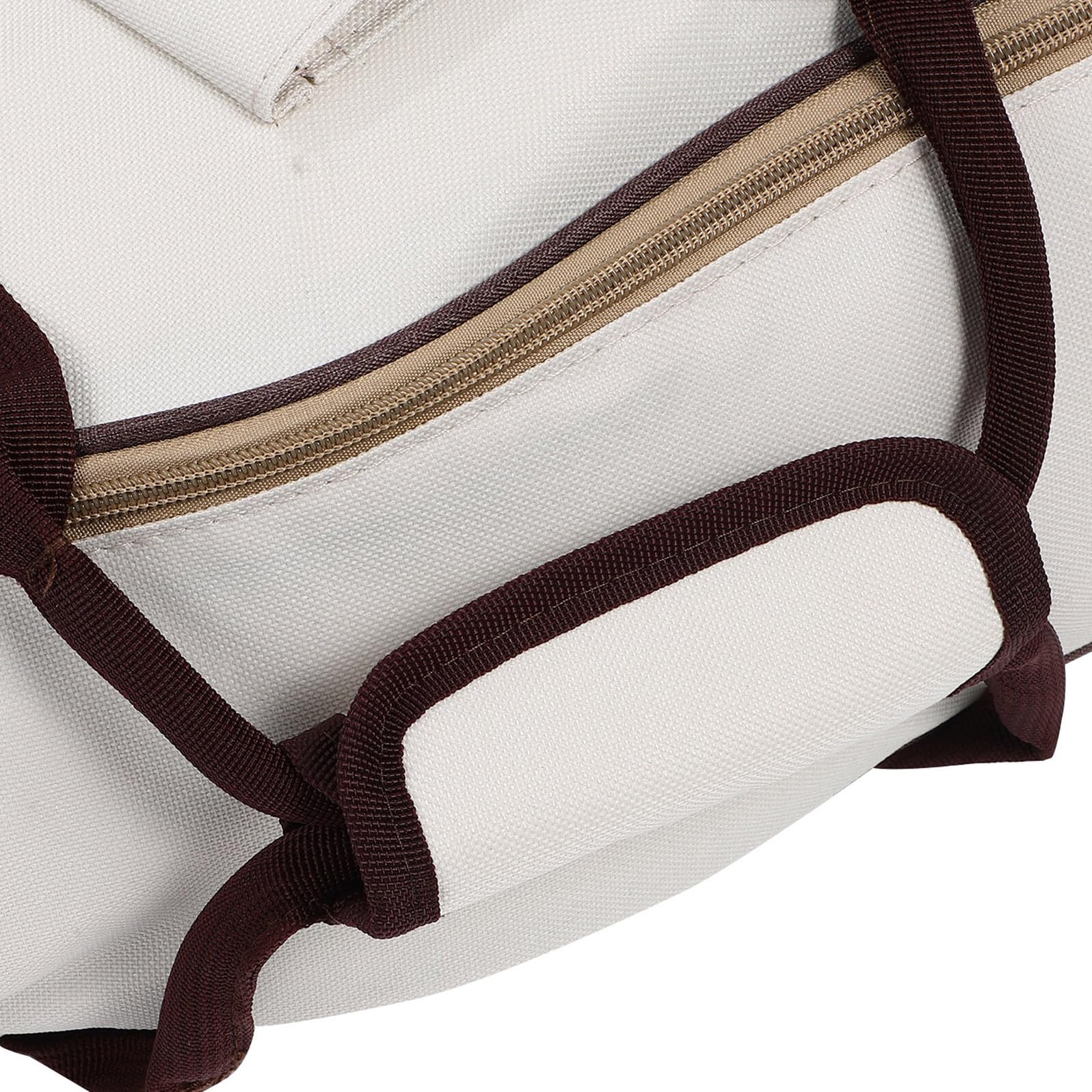 Custodia per Chitarra Acustica Beige Oxford Grande Capacità e Protezione dagli Urti per Viaggi e Conservazione Sicura dello Strumento
