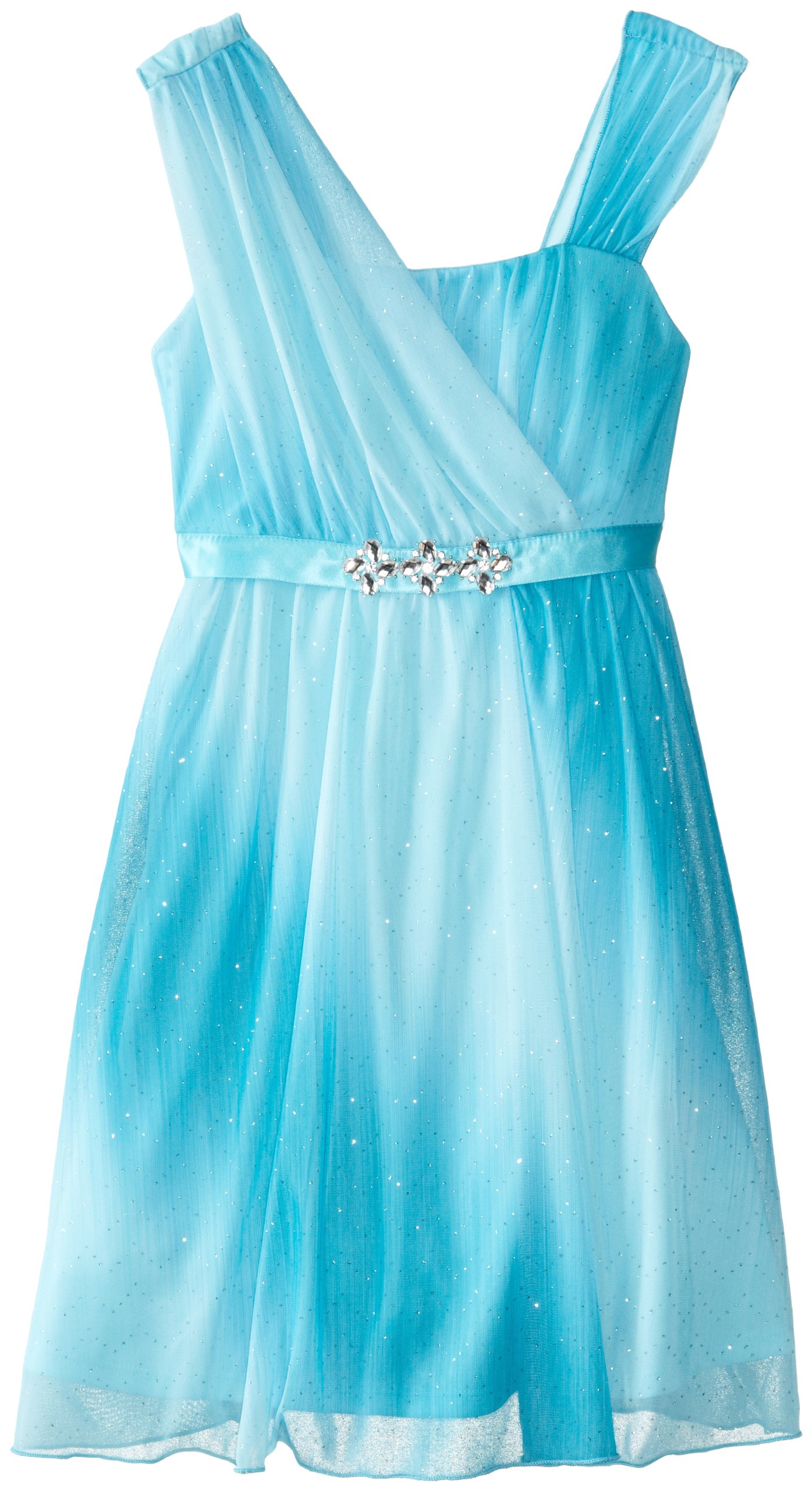 Amy Byer Big Girls' Faux Wrap Dress