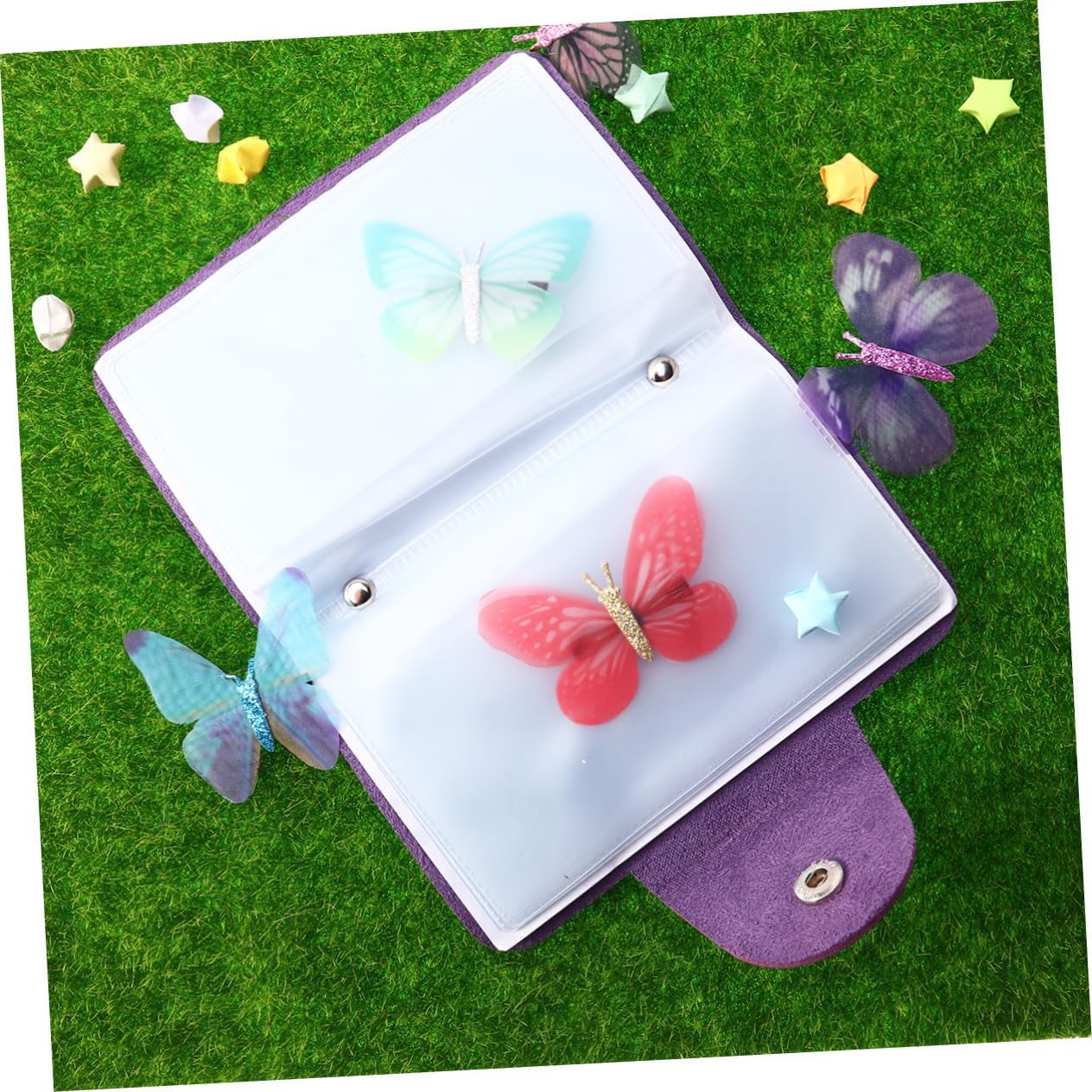 2pcs Nail Stamping Plates DIY Print Nail Art Stamping Kit Rectangular Pouch for Art Accessories