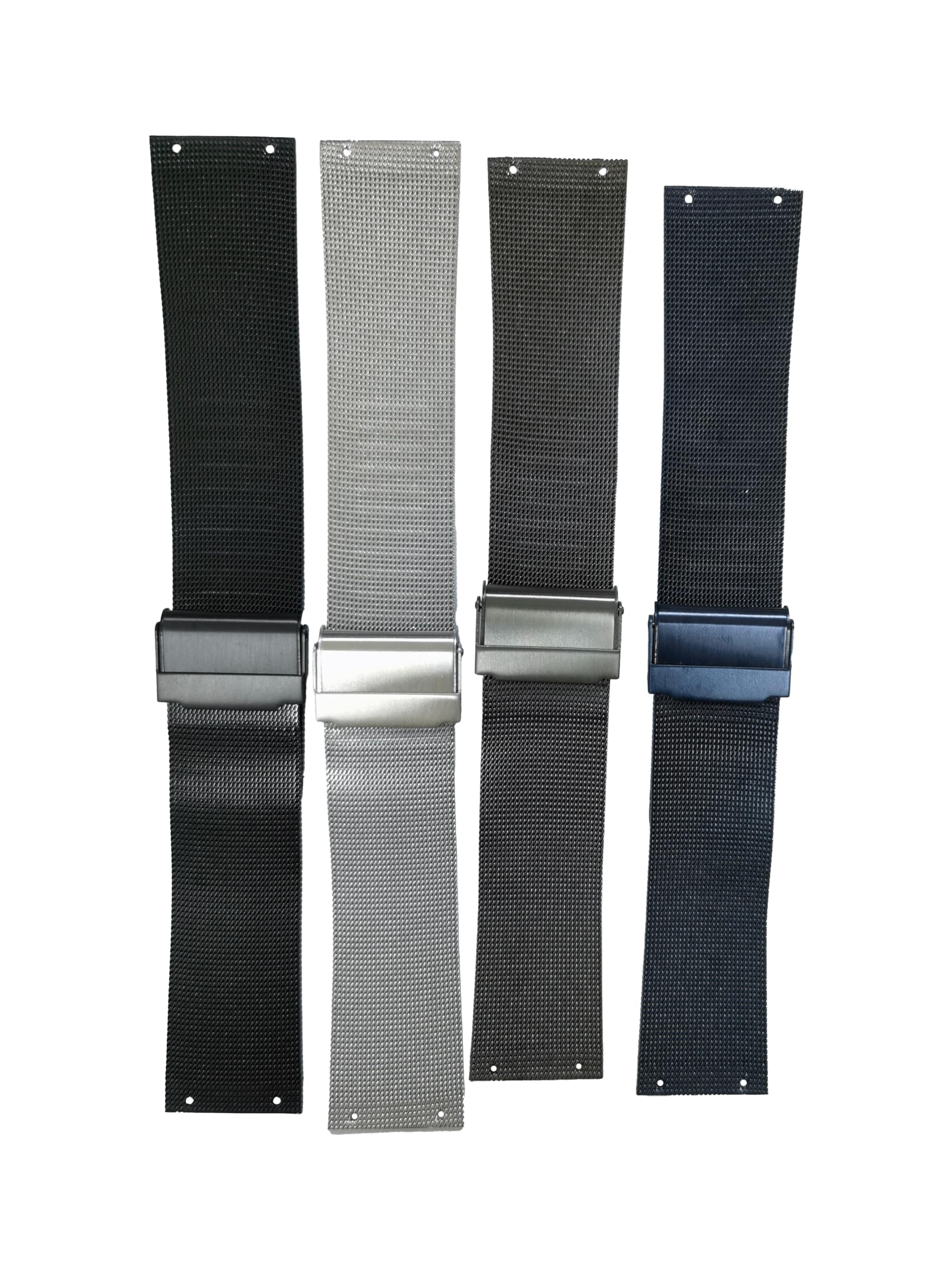NZZXTO Replacement Watch Band for Skagen Unisex Watch with Screw 24mm (hole spacing 15MM) 809XLTTM series