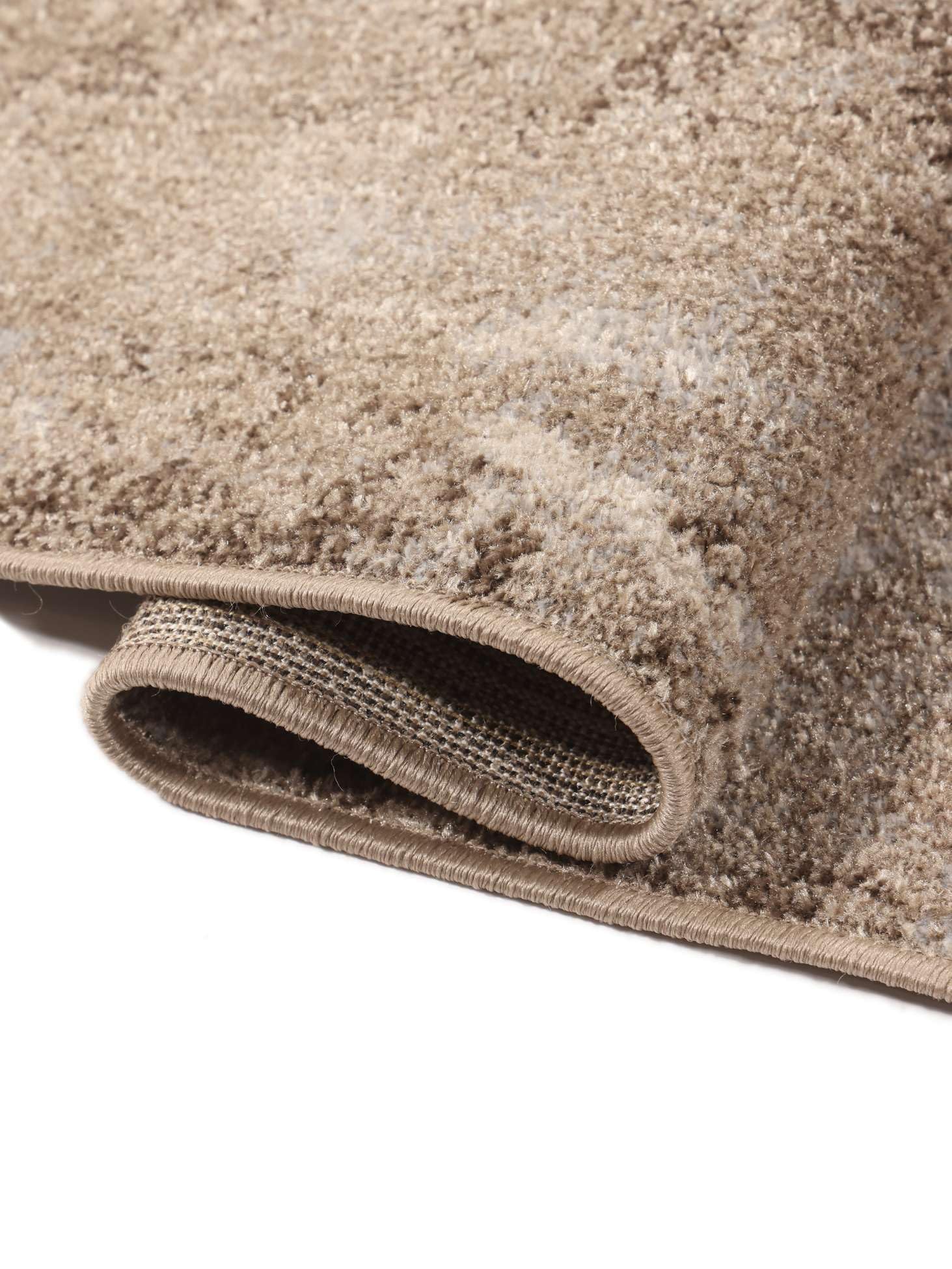 RugVista Solo Teppich, 160 x 230 cm, Beige/Grau