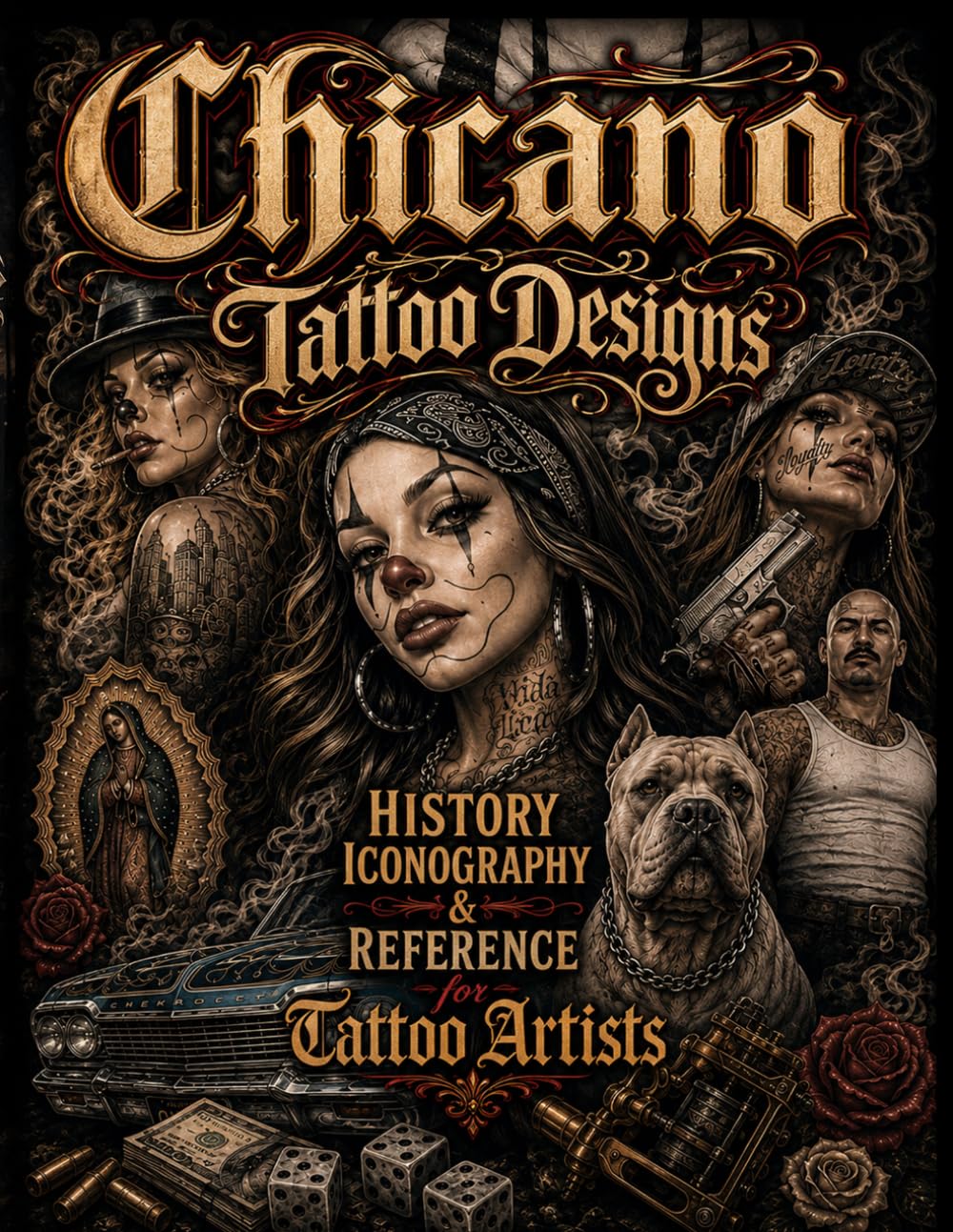 Chicano Tattoo Designs: History, Iconography & Reference for Tattoo Artists