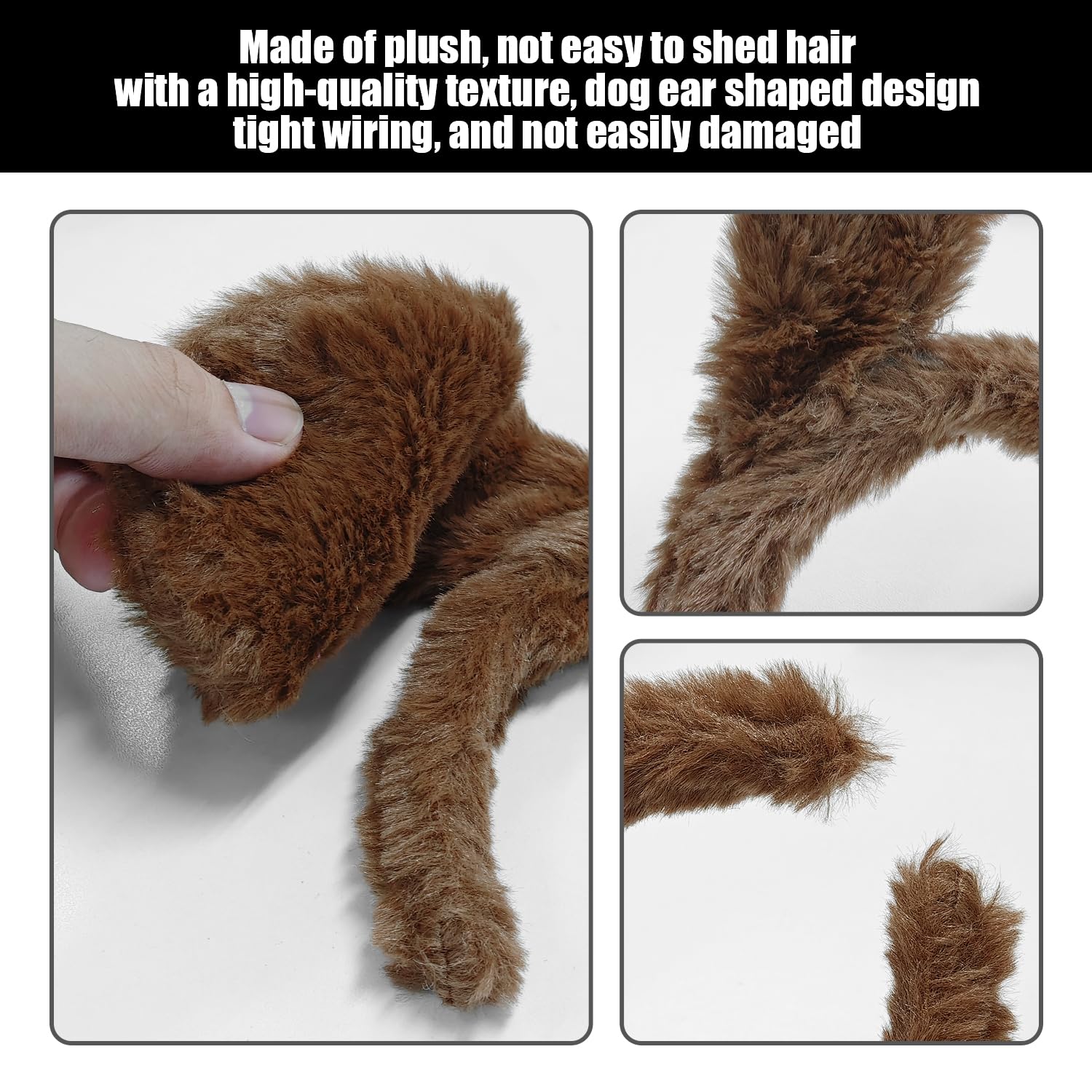 1 Fascia per La Testa, 1 Papillon, 1 Naso E 1 Coda, Accessori per Costumi per Cani, Oggetti di Ruolo, Accessori Carini.