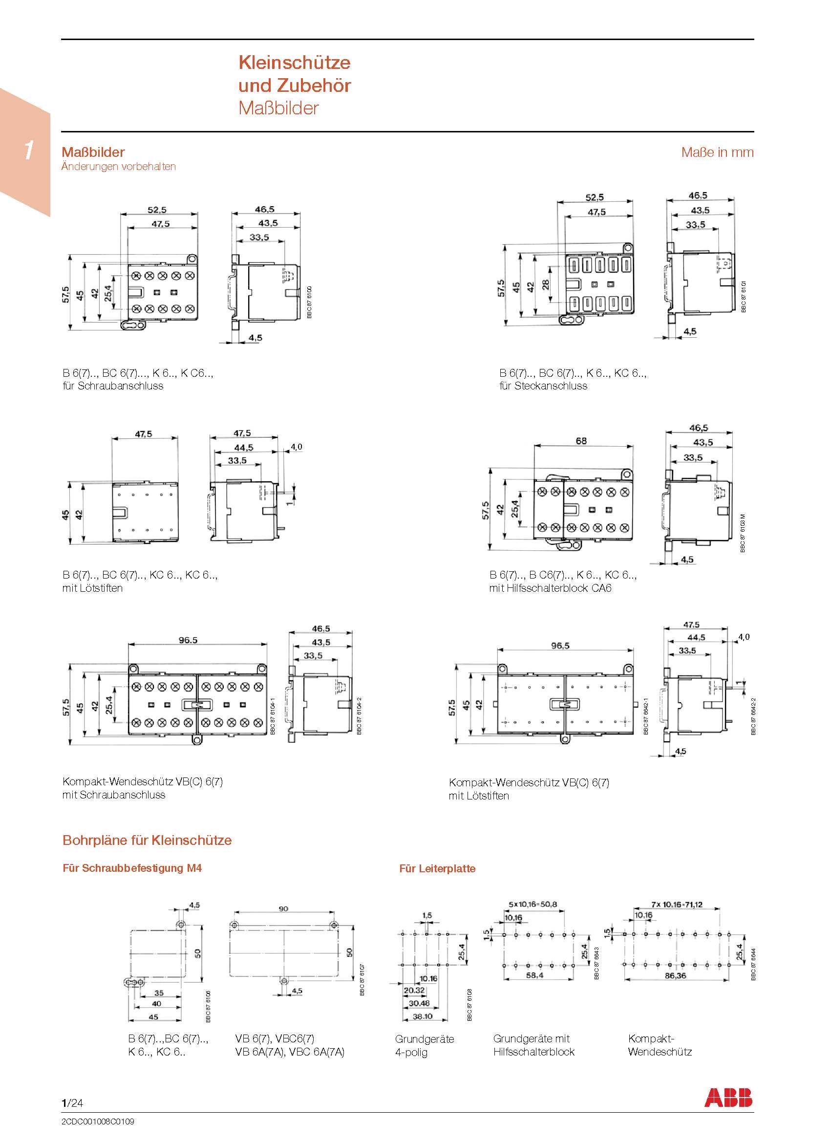 abb-entrelec B7 – minicontactor -4000 220 V 50 Hz