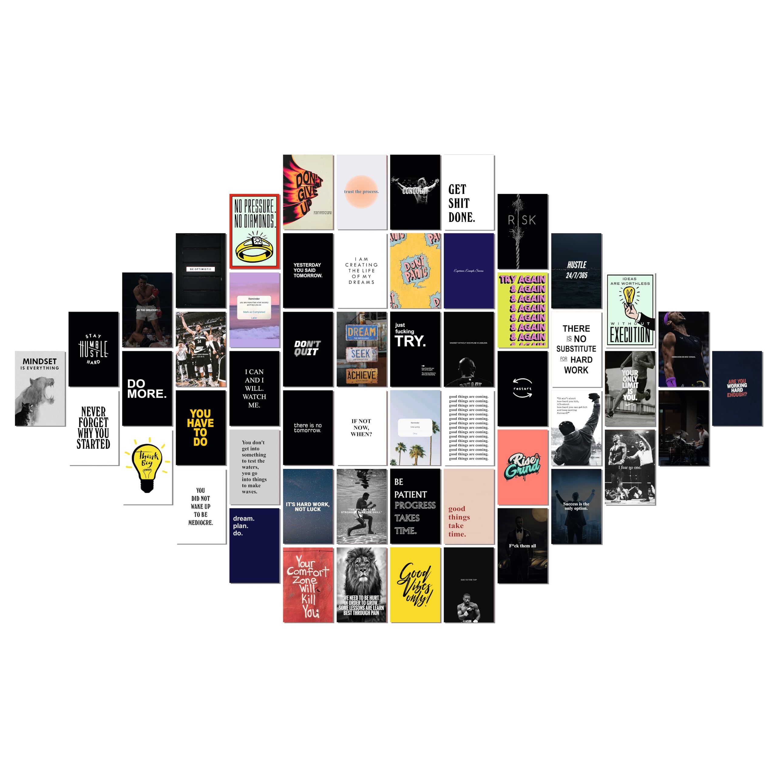 Aesthetic Wall Collage Kit - 54 Posters -3