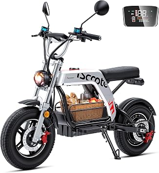 iScooter DX5 Pro Electric Scooter for Adults with Seat,2000W Motor, 56-62 Miles Max Range,16" Vacuum Motorcycle Tires,Dual Suspension,TCS Anti-Skid, NFC Unlock,Adult Commuter E Scooter