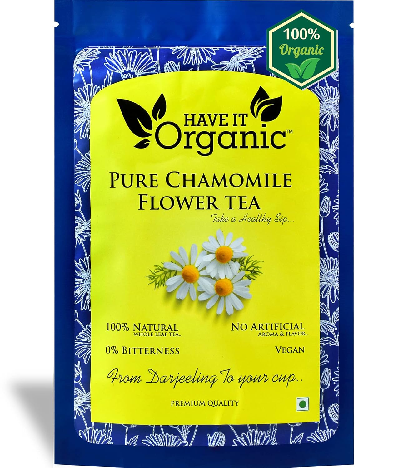 Have IT Organic Pure Chamomile Flower Tea Premium Long Leaf Loose