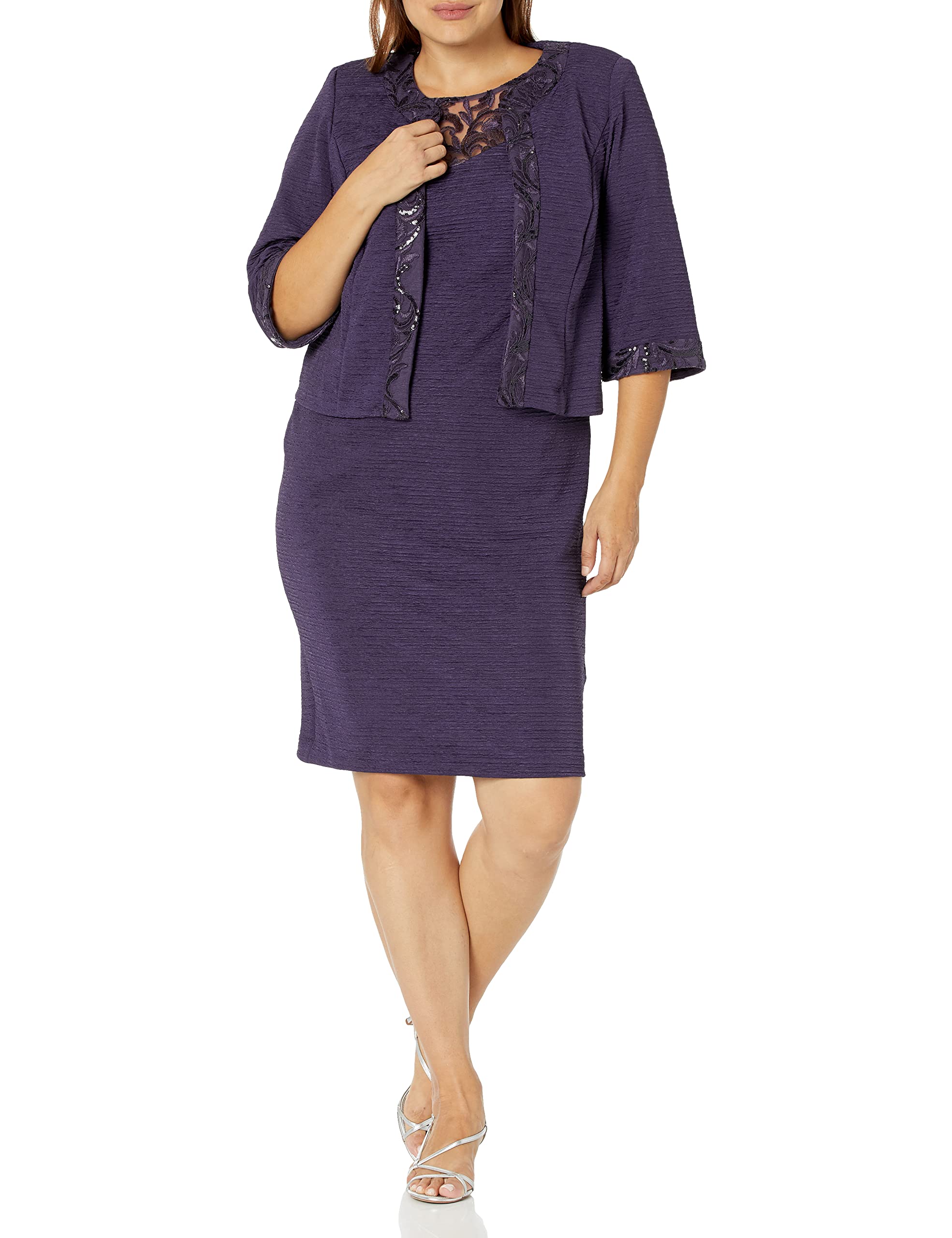 sachin and babi light blue dress Womens Plus Size Formal Wear main image 0