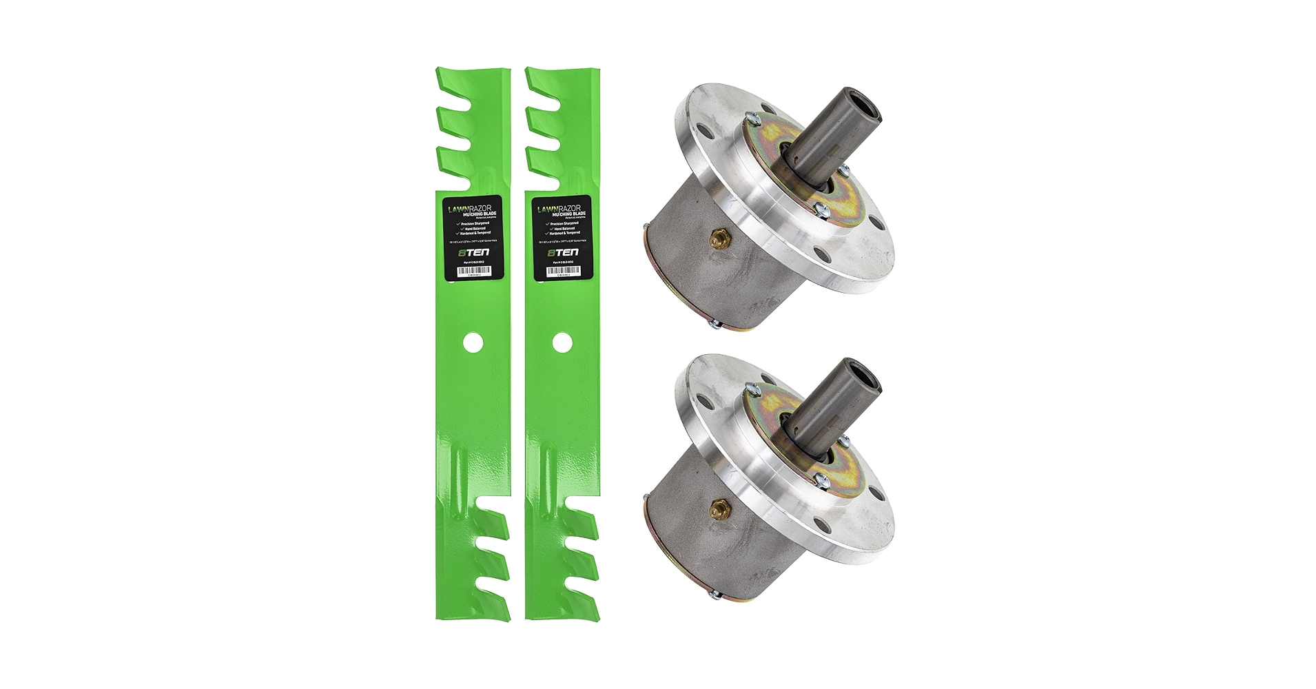 Amazon.com : 8TEN Spindle Toothed Blade Kit for Exmark