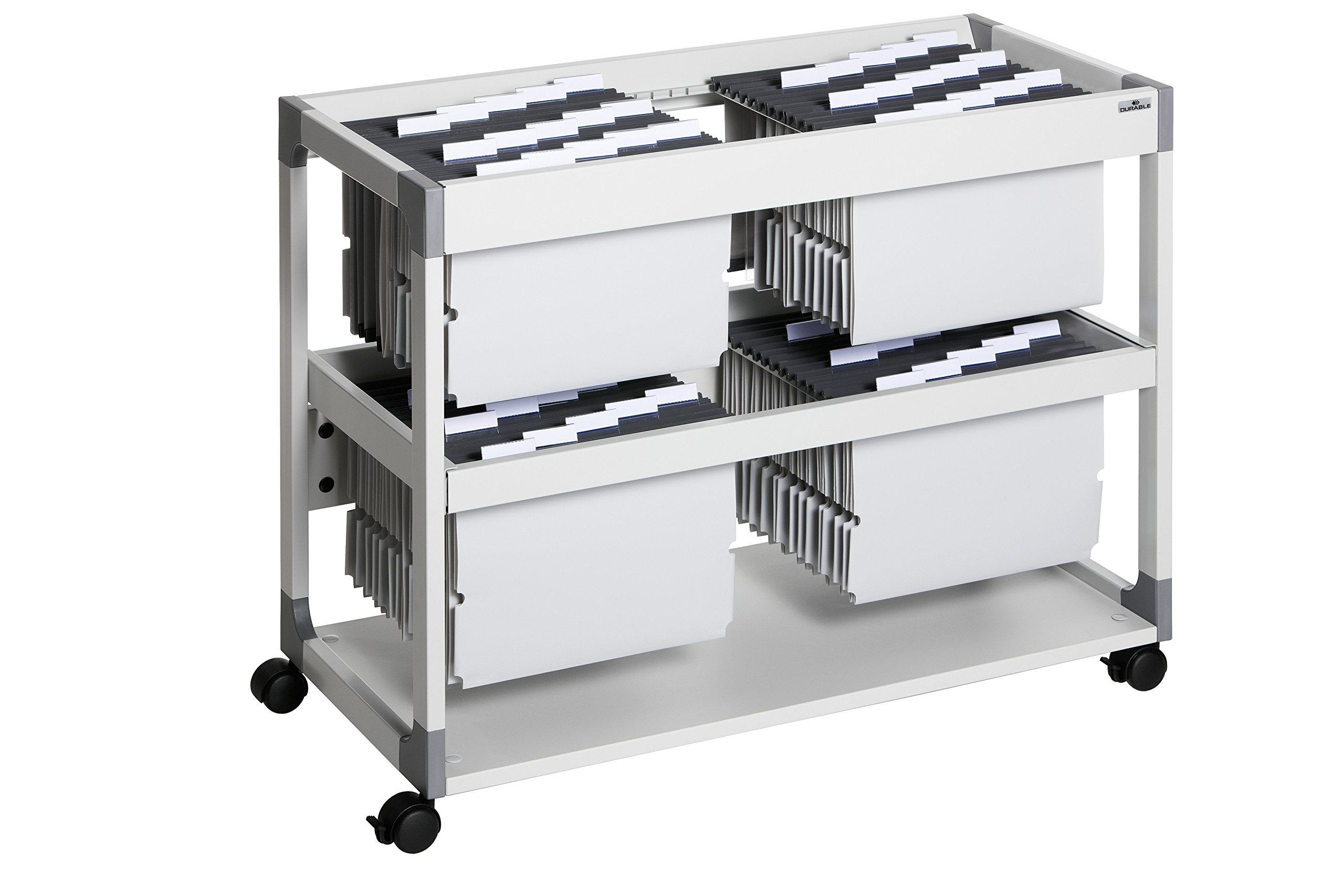 Durable 379210 System File Trolley 200 Multi Duo, gris