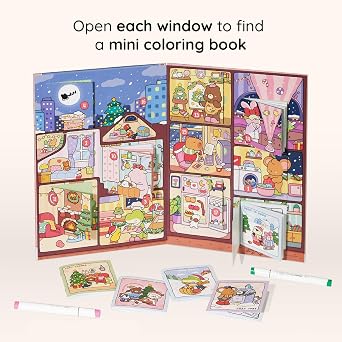 Cozy Countdown: An Advent Coloring Book Bundle