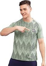 STELLERS Men's Round Neck Half Sleeve Active Wear Sports T-Shirt| Feather Touch Feel |Regular Fit| Odour Resistant| Anti-Static| Wrinkle Free | Quick Dry | Stretchable | Lightweight | Sweat-Proof
