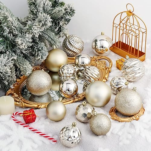 Miniatura 3 de XmasExp - Bolas de Navidad para colgar (34 unidades, irrompibles)