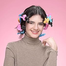 Aimin Hair Heatless Curlers, Soft Hair Curlers To Sleep In, Overnight Heatless Curls For Long Hair, No Heat Foam Curlers, Satin Sponge Rollers For Hair(20 pcs, dark colour) 