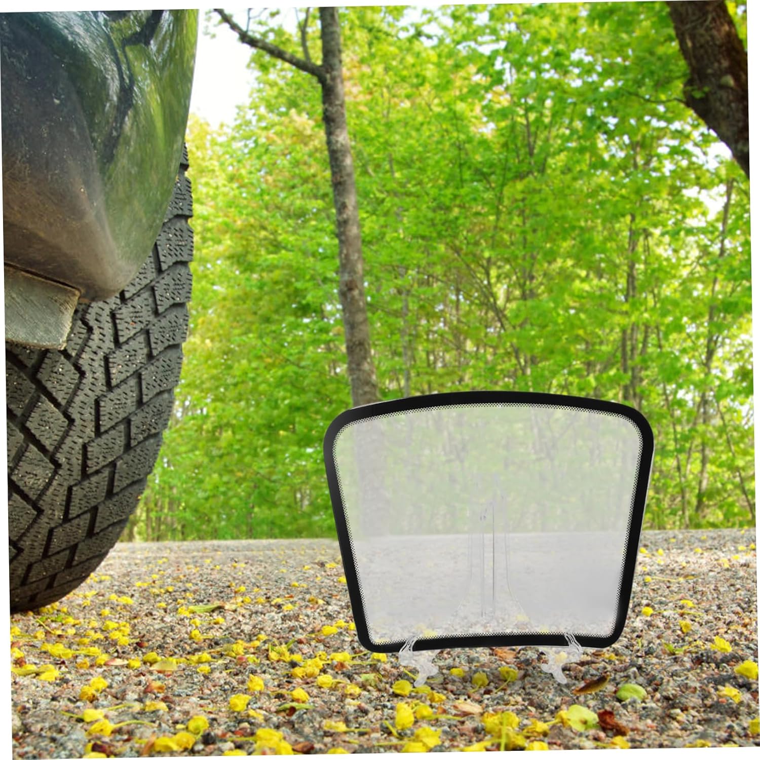 Realistic Car Windshield Model Display Stand Static Cling Sticker Holder Front Windshield Sample Storage for Model Cars
