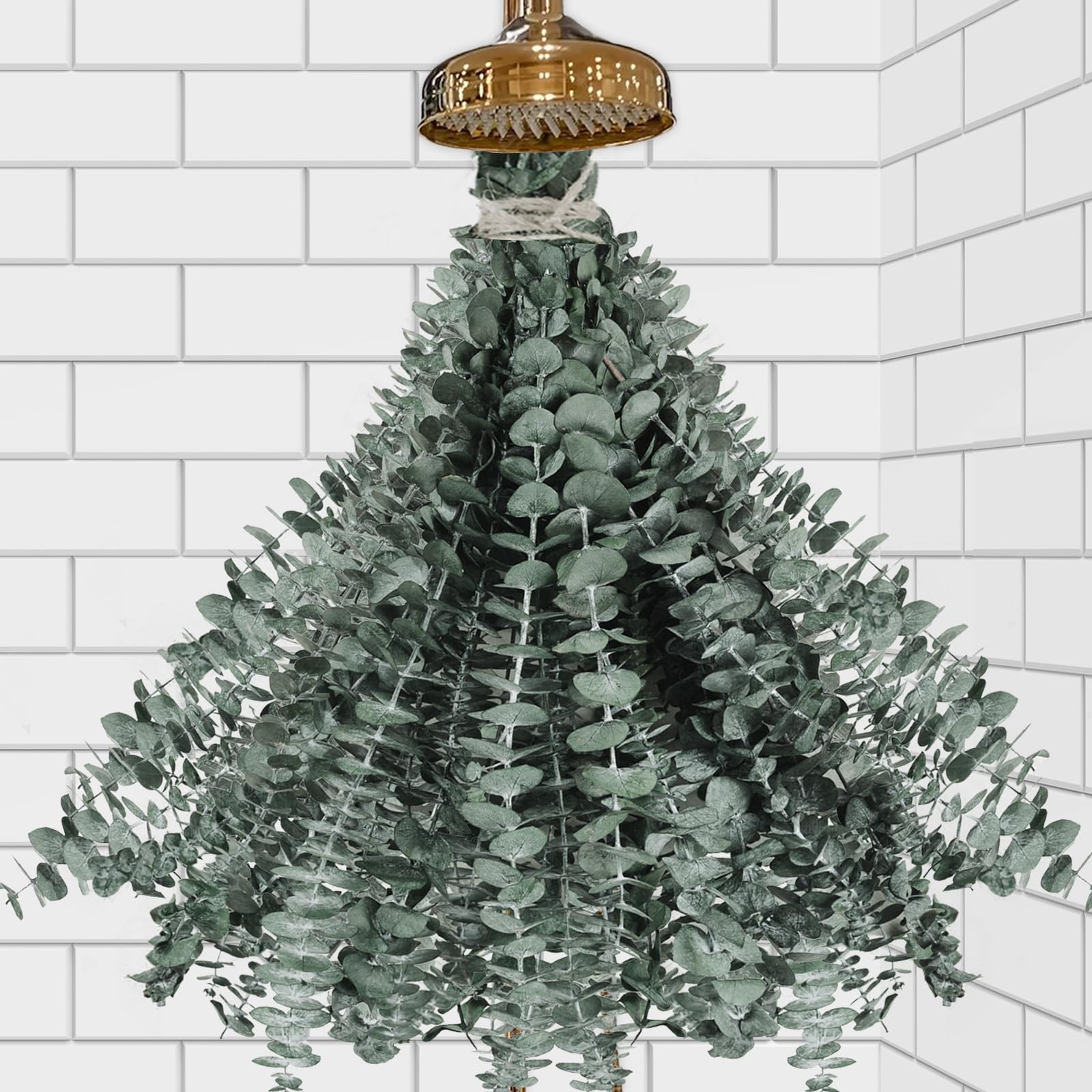 41 PCS Dried Preserved Eucalyptus Bundle for Shower-17'' Real Large Dried Eucalyptus Stems Shower Plants for Shower Hanging, Fresh Eucalyptus Leaves, Fragrance, Bathroom Vase Decor