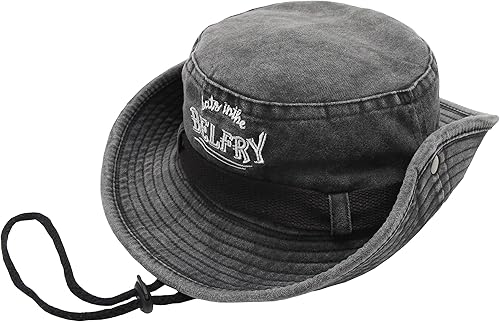 Miniatura 2 de Sombrero de sol vintage de algodón lavado para hombre para verano de ala ancha, sombreros de safari para hombres, sombreros de pescador Boonie,