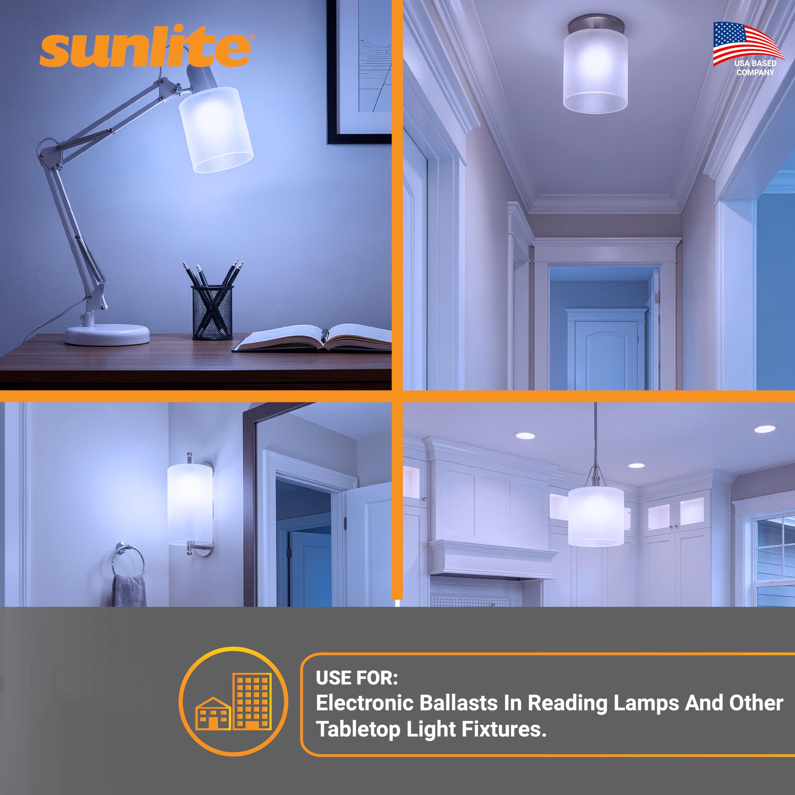Sunlite 40531 FML27/65K/2PK Quad Tube Plug-in Compact Fluorescent